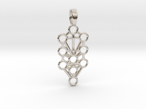 TREE OF LIFE in Rhodium Plated Brass