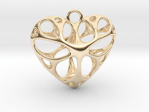 Heart Pendant_large in 14K Yellow Gold