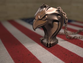 Eagle(Pendant) in Polished Bronze