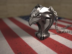 Eagle(Pendant) in Polished Silver