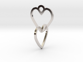 Connected heart of the ring in Platinum