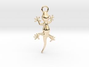 Gecko Luck in 14K Yellow Gold