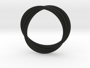 mobius three wire in Black Natural Versatile Plastic
