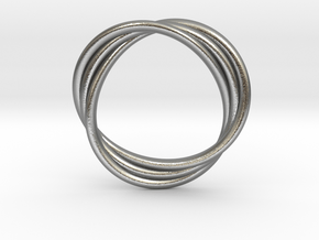 mobius three wire in Natural Silver