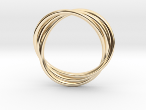 mobius three wire in 14K Yellow Gold