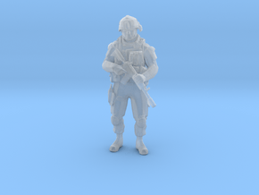 Modern Soldier Standing (1/48 Scale) in Smooth Fine Detail Plastic