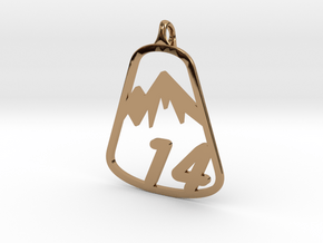 Classic 14er Pendant in Polished Brass