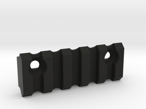 5 slot Keymod side Picatinny rail  in Black Natural Versatile Plastic