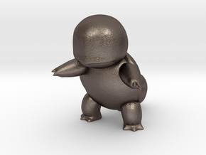 Squirtle in Polished Bronzed Silver Steel