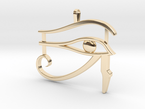 Eye of Ra in 14k Gold Plated Brass