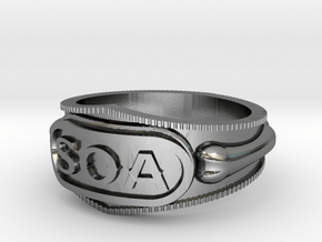Sons of Anarchy ring in Polished Silver