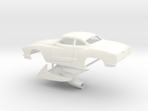 1/24 Legal Pro Mod Karmann Ghia in White Processed Versatile Plastic