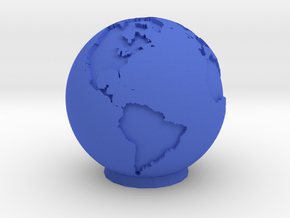 Ceramic Earth in Blue Processed Versatile Plastic