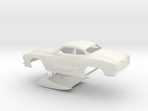 1 8 Legal Pro Mod Karmann Ghia No Scoop in White Natural Versatile Plastic