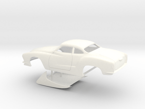 1/24 Legal Pro Mod Karmann Ghia No Scoop in White Processed Versatile Plastic
