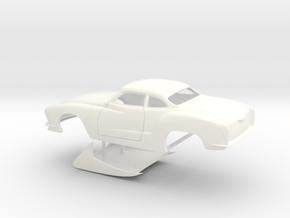 1/32 Legal Pro Mod Karmann Ghia No Scoop in White Processed Versatile Plastic
