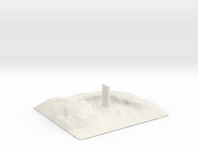 Space Odyssey Monolith in White Natural Versatile Plastic