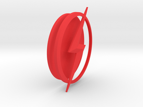 THE FLASH - Kid Flash Chest Emblem in Red Processed Versatile Plastic