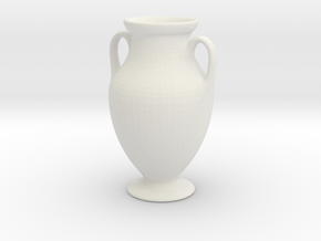 Urn 1f Scaled Subdivided in White Natural Versatile Plastic