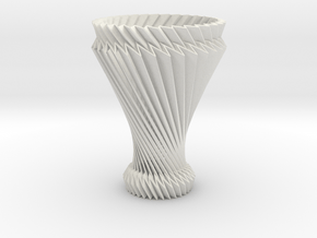Hyperboloid Decorative Lamp V1 in White Natural Versatile Plastic