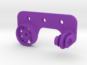 Mount for Dual Varia GoPro Rear Rack  in Purple Processed Versatile Plastic