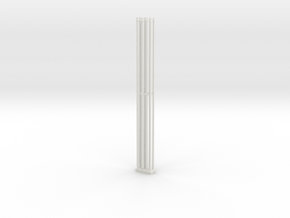 MOF FlagPole Test - 72:1 Scale in White Natural Versatile Plastic