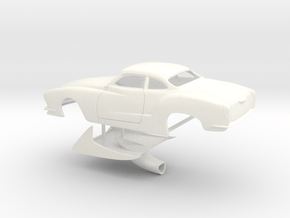1/25 Legal Pro Mod Karmann Ghia Small WW in White Processed Versatile Plastic