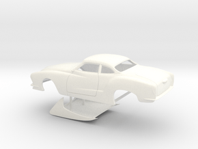 1/25 Legal Pro Mod Karmann Ghia No Scoop Small WW in White Processed Versatile Plastic