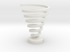 Ross Spiral Color - Original spin in White Natural Versatile Plastic