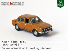 Skoda 120 LS (N 1:160) in Tan Fine Detail Plastic