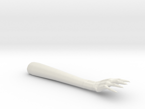 Demon Hand Wand1 in White Natural Versatile Plastic
