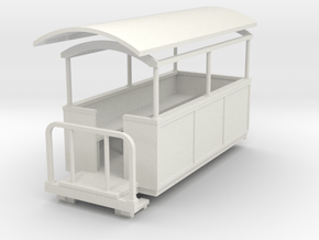 55n9 Semi-open coach  in White Natural Versatile Plastic