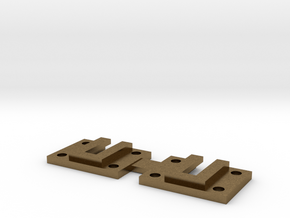 3/4" scale caboose wall bracket in Natural Bronze