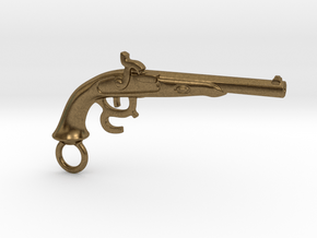 Muzzle-Loading Gun in Natural Bronze