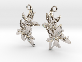 Sampaguita Earrings in Platinum