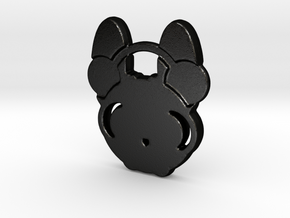 frenchie in Matte Black Steel