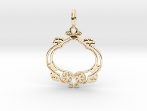 Nature No.8 Pendant in 14K Yellow Gold