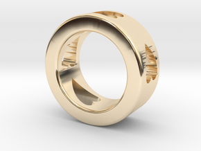 LOVE RING Size-4 in 14K Yellow Gold