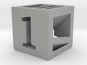 Photogrammatic Target Cube 1 in Aluminum
