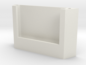 iPhoneWallDock in White Natural Versatile Plastic