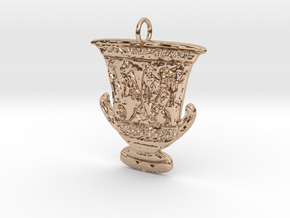 Romans1 Pendant in 14k Rose Gold Plated Brass