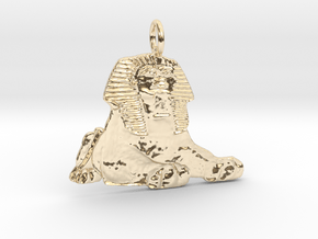 Sphinx Pendant in 14K Yellow Gold