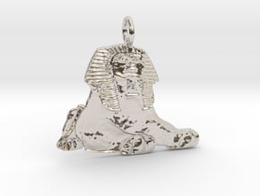 Sphinx Pendant in Platinum