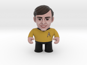 Chekov Star Trek Caricature in Full Color Sandstone