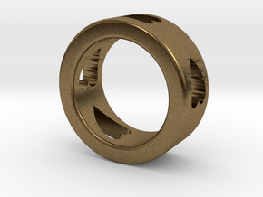 LOVE RING Size-5 in Natural Bronze