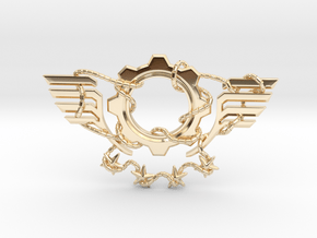 Gears of War Insane in 14k Gold Plated Brass