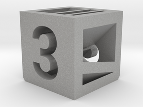 Photogrammatic Target Cube 3 in Aluminum