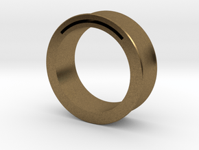 Simple Band-Nfc-Rfid Ring in Natural Bronze