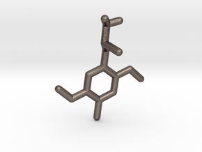 DOM (2,5-dimethoxy-4-methyl-amphetamine) in Polished Bronzed Silver Steel