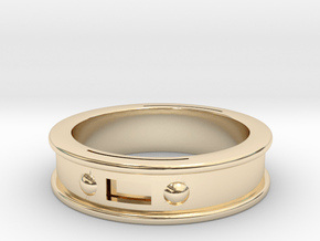 NFC Band Ring Size 21 in 14K Yellow Gold